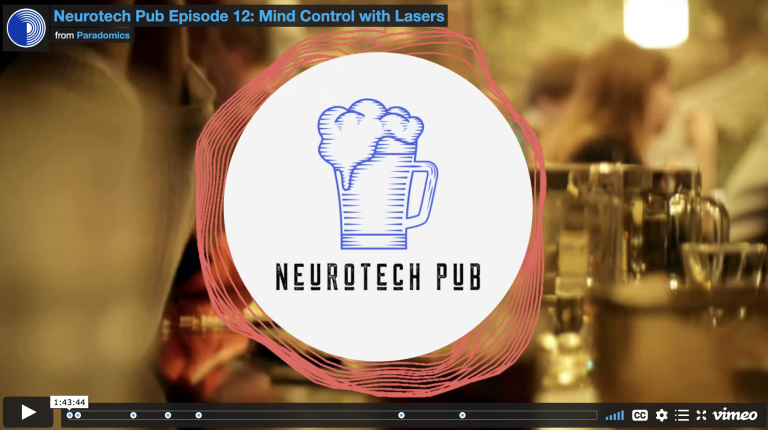 Neurotech Pub podcast logo on vimeo