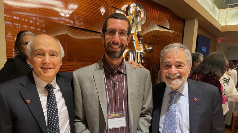Alex, Bishr and Brian at the awards ceremony