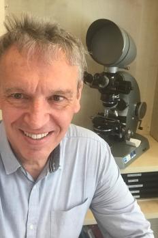 photo of Christophe in his office