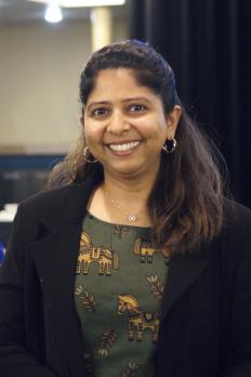 photo of Duhita at a conference