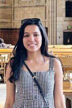 photo of Vishi in a church