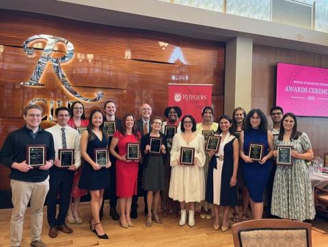 group photo of award winners