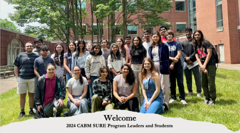 group photo in CABM courtyard