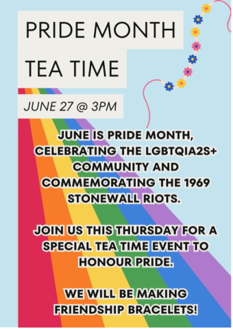 Pride month flyer