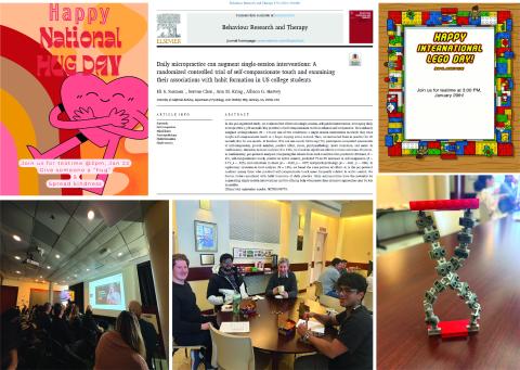 collage of photos from the month's events