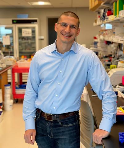 photo of Marty in the lab