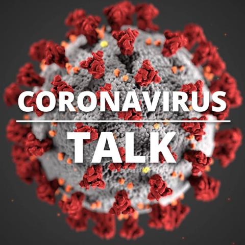 photo of Coronavirus talk podcast logo