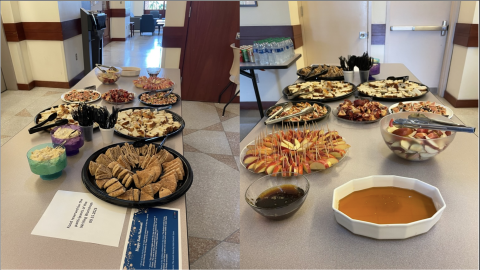 foods served during Rosh Hashanah celebration