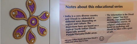 floral lights and notes about educational series