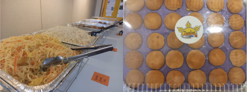 Filipino food provided at FAHM event