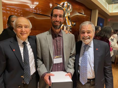 Alex, Bishr and Brian at the awards ceremony