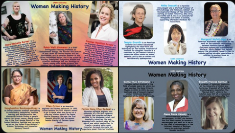 All of the women honored at CABM for Womens History Month